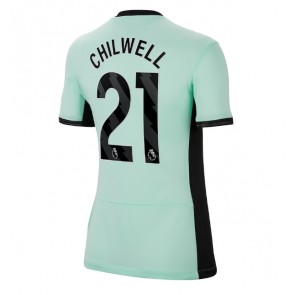 Chelsea Ben Chilwell #21 Tredje trøje Dame 2023-24 Kort ærmer